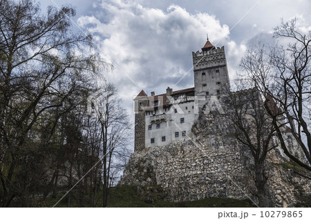 ルーマニアのブラン城 Bran Castle In Romaniaの写真素材