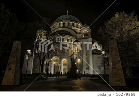 セルビアの聖サワ大聖堂、Orthodox Church of Saint Sava in Belgrade Servia セルビアの聖サワ大聖堂、Orthodox Church of Saint Sava in Belgrade Servia 10279869