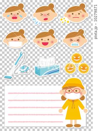 Illustration of hay fever Illustration of hay fever 10279871