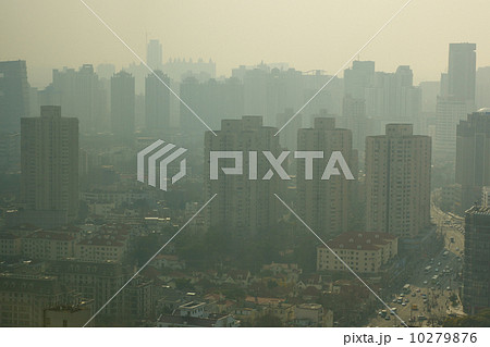 PM2.5で霞む中国の都市部 PM2.5で霞む中国の都市部 10279876