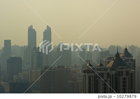 PM2.5で霞む中国の都市部 10279879