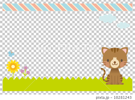 Message card animal background 10281243