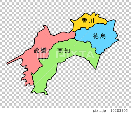四國地圖 四國地圖 10283505