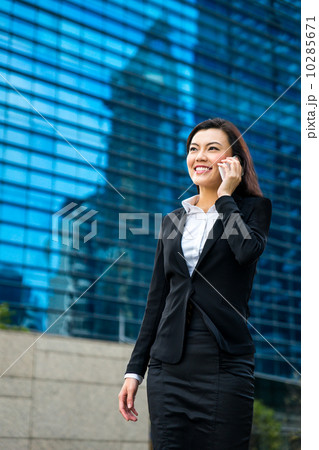 Businesswoman with phone 10285671