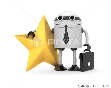 Robot with star Robot with star 10288153
