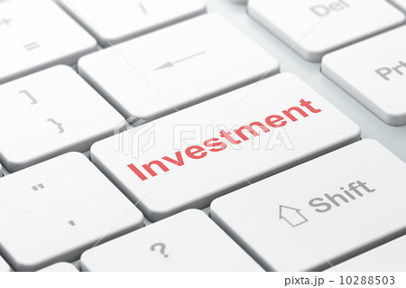 Finance concept: Investment on computer keyboard background Finance concept: Investment on computer keyboard background 10288503