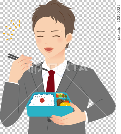 Businessman eating lunch Businessman eating lunch 10290325