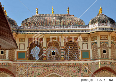 世界遺産アンベールの世界で最も美しい門と言われているガネーシャ門(象頭の神） 10291108