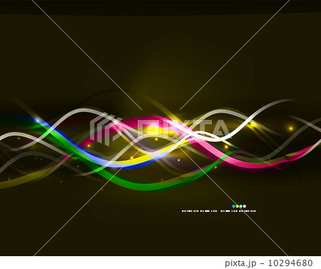 Neon glowing lines abstract background Neon glowing lines abstract background 10294680