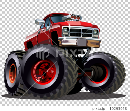Cartoon Monster Truck 10295958