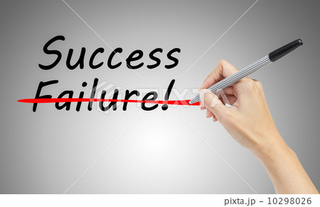 hand drawing the word 'success' business concept 10298026
