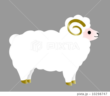 未年　年賀素材 10298747