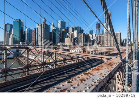 Brooklyn Bridge view of Lower Manhattan 10299718
