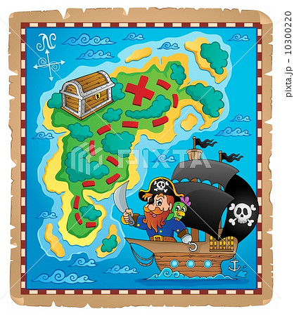 Pirate map theme image 1 Pirate map theme image 1 10300220