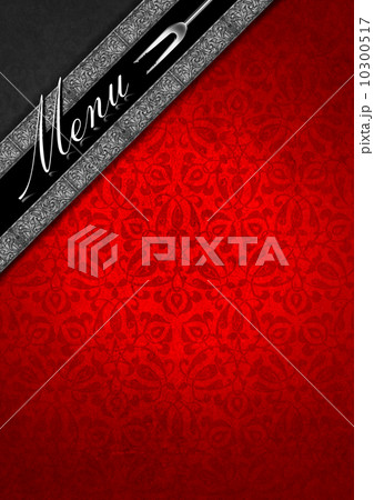 Menu Template - Silver and Red Velvet 10300517