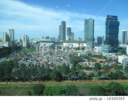インドネシア首都 ジャカルタ 市内風景(ビル群) 10300565