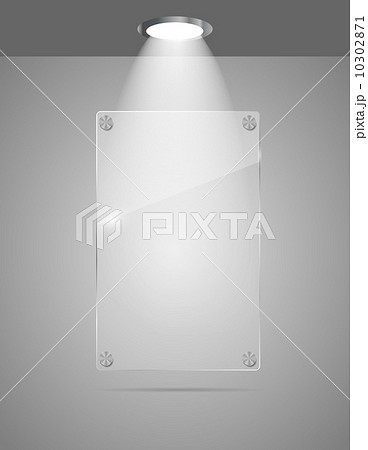 Realistic Glass Frames. Vector Illustration 10302871