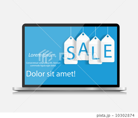Sale Banner with Place for Your Text. Vector Illustration 10302874