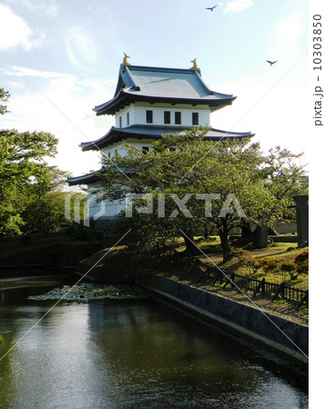 松前の町並みその3 松前城とお濠 松前の町並みその3 松前城とお濠 10303850