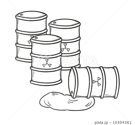 barrels with dangerous fluid barrels with dangerous fluid 10304361