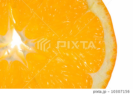 Macro of orange slice Macro of orange slice 10307156