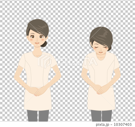 お礼をする女性 お礼をする女性 10307403