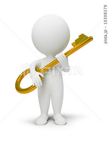 3d small people - key 10308379