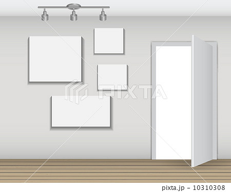 Frame on Wall for Your Text and Images, Vector Illustration 10310308