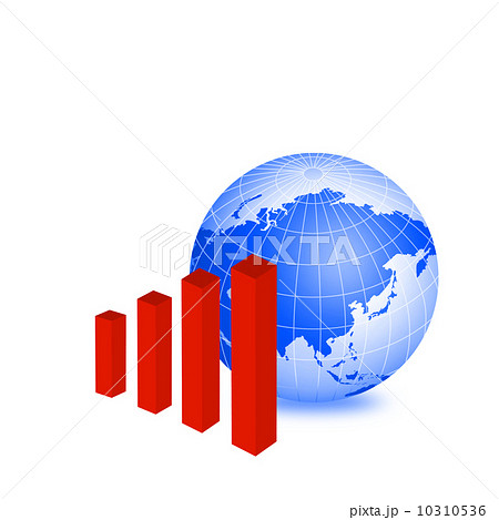 地球儀とグラフ 10310536