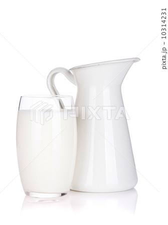 Milk jug and glass Milk jug and glass 10314231