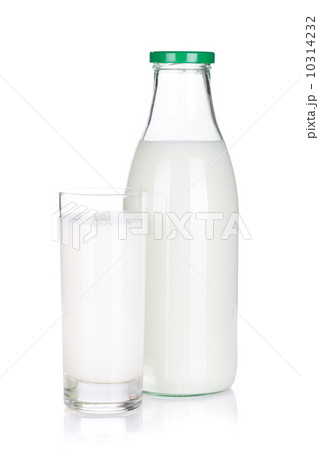 Bottle and glass of milk Bottle and glass of milk 10314232