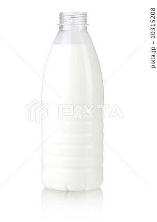 Opened milk bottle Opened milk bottle 10315208