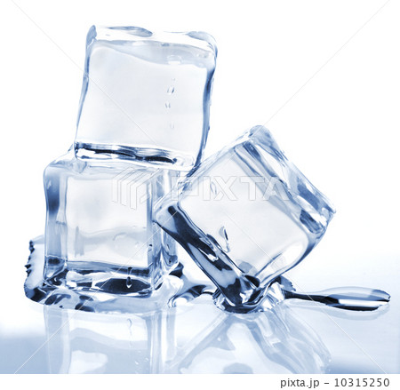 Three melting ice cubes 10315250