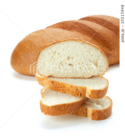 Sliced loaf bread. Closeup 10315948