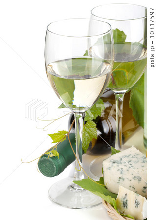 White wine and cheese White wine and cheese 10317597