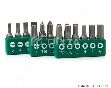 Set of heads for screwdriver 10318026