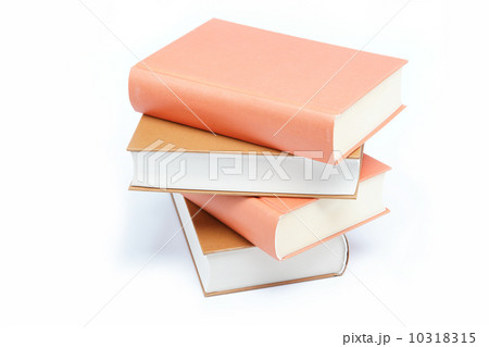 A stack of books on a white background. A stack of books on a white background. 10318315