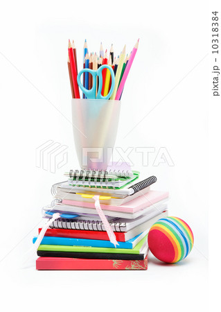 Stationery isolated on white 10318384
