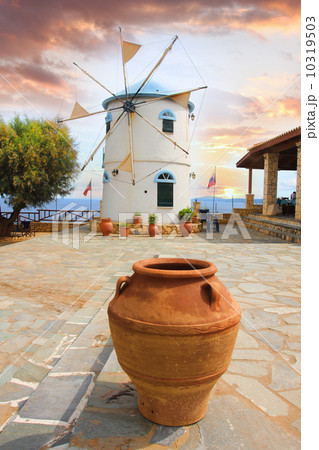 Traditional Wind Mill in Greece, Zakynthos Island Traditional Wind Mill in Greece, Zakynthos Island 10319503
