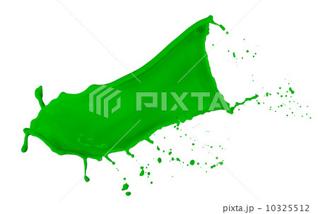 green paint splash 10325512
