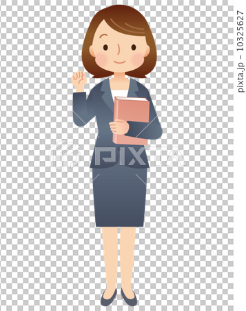 Female teacher in a suit 10325627