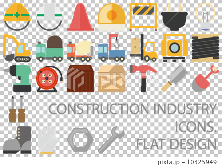 Civil engineering · Construction · Construction system icon Flat design 10325949