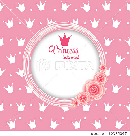 Princess Crown  Background Vector Illustration. 10326047