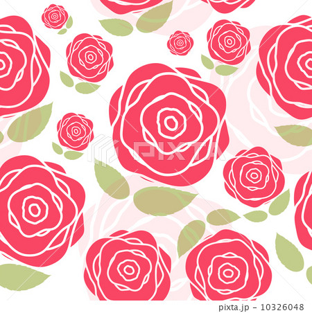 Floral Seamless Pattern Background for Wedding and Birthday. Vec 10326048