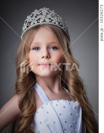Gorgeous little girl in crown Gorgeous little girl in crown 10326273