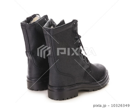 Pair of working boots. Pair of working boots. 10326349