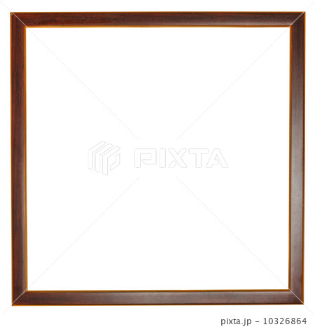 narrow flat square dark brown wooden picture frame 10326864