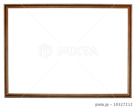 narrow carved retro wooden picture frame 10327212