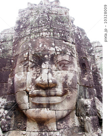 世界遺産　アンコール遺跡　バイヨン　人面塔 10328009