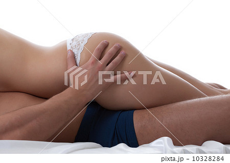 Man's hands on hips of woman, close-up Man's hands on hips of woman, close-up 10328284